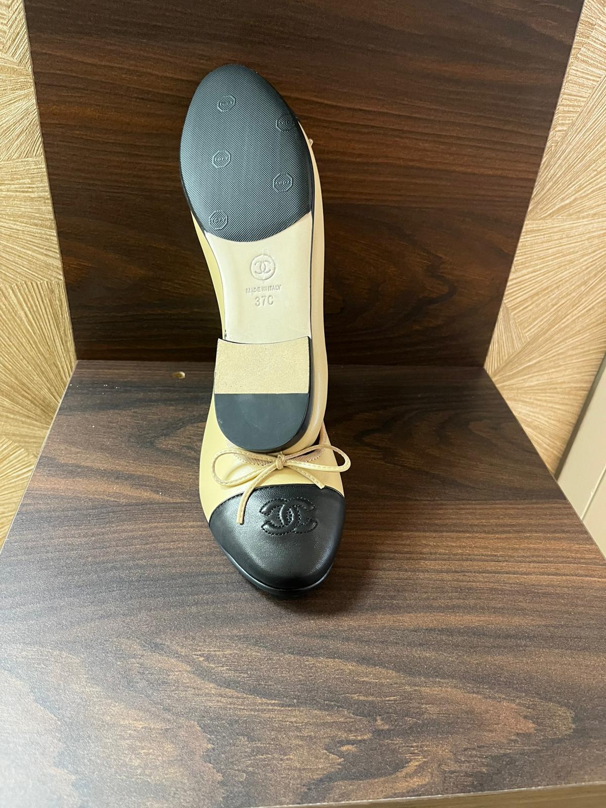 Chanel ballerina: nieuwe zool